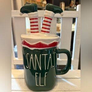 Santa's Elf Green Mug